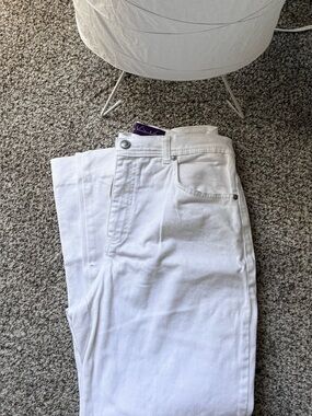 Gloria Vanderbilt White High-Rise Jeans